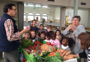 Scolaire découverte des légumes