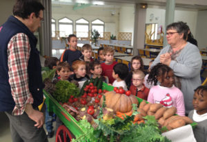 Scolaire découverte des légumes