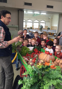 Scolaire découverte des légumes