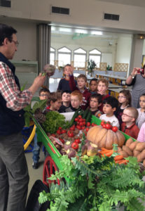 Scolaire découverte des légumes