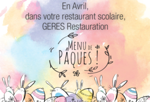 Menu Pâques 2018 GERES Restauration Scolaire