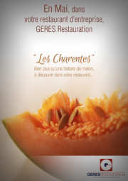 Menu Charente 2018 GERES Restauration Entreprise