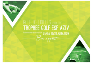 GERES Restauration Partenaire Restauration Trophée Golf ESF AZIV