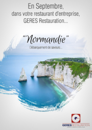 Menu Normandie septembre 2018 GERES Restauration Entreprise