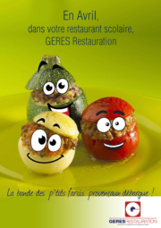 En Avril, dans votre restaurant scolaire... menu provençal