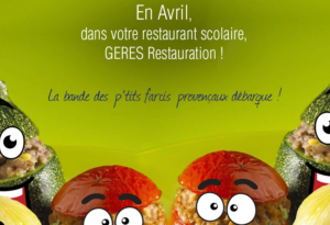 En Avril, dans votre restaurant scolaire... menu provençal