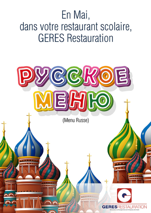 En Mai, dans votre restaurant d’entreprise… menu Russe