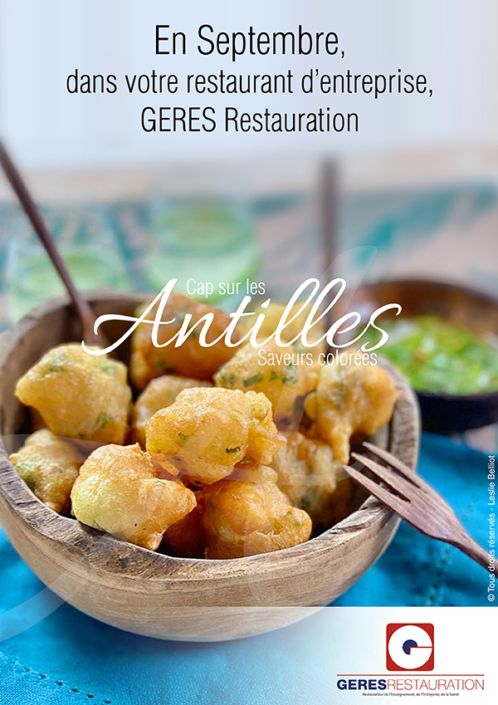 En Septembre, dans votre restaurant d'entreprise, menu Antillais