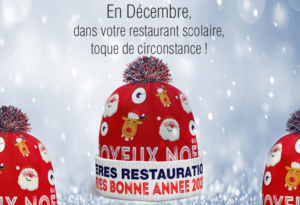 En Décembre, repas de noël dans nos restaurants scolaires