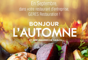 En Septembre, menu d'automne dans nos restaurants d’entreprises