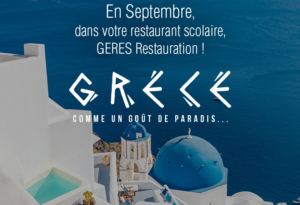 En Septembre, menu Grec dans nos restaurants scolaires
