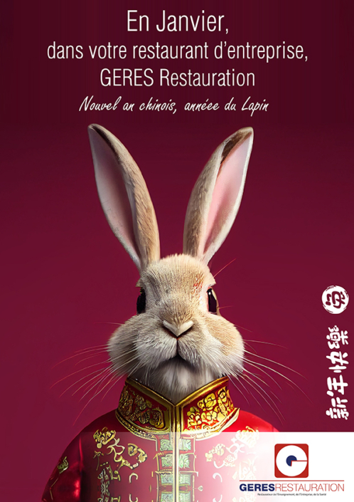 En Janvier, nouvel an chinois pour nos restaurants d'entreprises