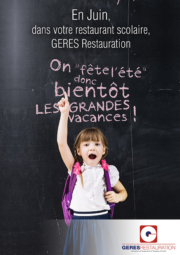 En Juin, Fête de l'été dans nos restaurants scolaires