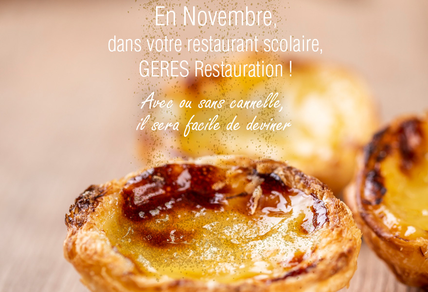En Novembre, menu Portugais dans nos restaurants scolaires