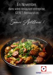 Saveurs antillaises en novembre pour nos restaurants d'entreprise