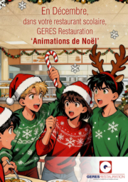 Animations de noël dans nos restaurants scolaires