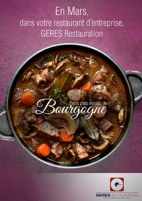 En mars, thématique Bourgogne dans nos restaurants d'entreprise GERES Restauration