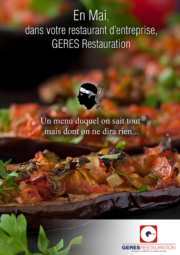Menu Corse en Mai dans nos restaurants d'entreprise