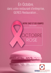 GRES Restauration salue Octobre rose dans un menu à thème
