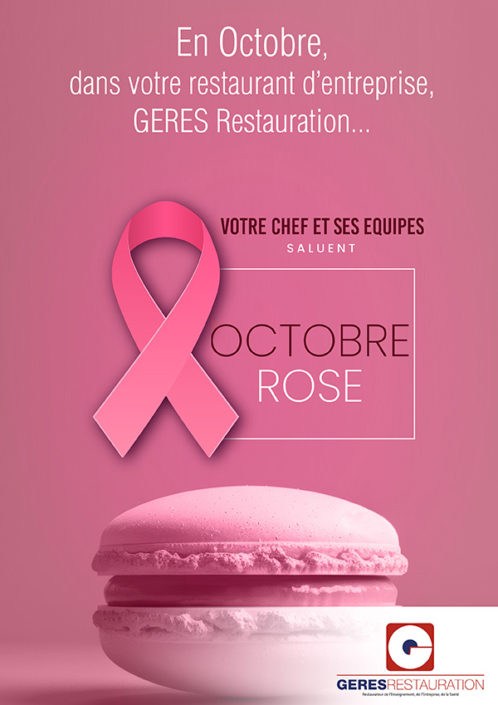 GRES Restauration salue Octobre rose dans un menu à thème
