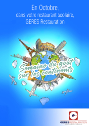 Semaine du goût dans nos restaurants scolaires